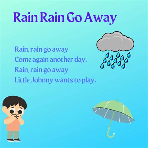 rain rain go away go away|rain rain go away lyrics meaning.